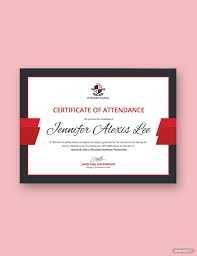 Free Attendance Certificate For College Student Template Word Doc Google Docs Attendance Certificate College Students Finish College