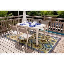 Table extensible avec rallonge table 160 cm table à manger pas cher table ronde en bois grande table. Table Avec Rallonges Integrees Et Chaises Salle A Manger Rustique Cdiscount