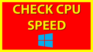I have already tried cat /proc/cpuinfo but the clock speed i'm running isn't showing. How To Check Your Cpu Speed On Windows 10 Tutorial Youtube