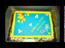 Rubber Ducky Baby Shower Cake Youtube