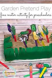 Garden Pretend Play With Printable Vegetable Puppets Planting For Kids Preschool Fine Motor Vegetable Crafts