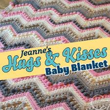 How To Crochet Hugs & Kisses Baby Blanket + Tutorial