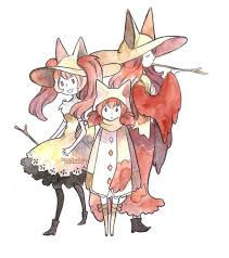 Gijinka Pokemon Fennekin Braixen And Delphox
