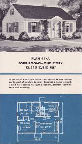 1 1/2 story house plans, floor plans & designs. 1950 Weyerhaeuser 41 A Sweet Small House House Plans Colonial Cottage