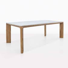 The Parsley Teak And Concrete Outdoor Dining Table Is Truly Unique The Base And Legs Are Made Of A Grade T Dining Table Outdoor Dining Table Teak Dining Table