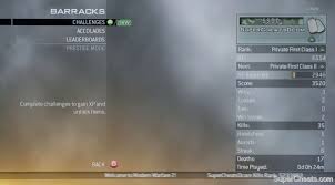 Modern warfare 2, prestige mode is unlocked after both reaching and completing level 70. Ranking Up With Xp And Challenges Call Of Duty Modern Warfare 2 Guide And Walkthrough