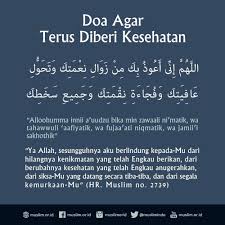 Doa Agar Terus Diberi Kesehatan Doa Kekuatan Doa Motivasi