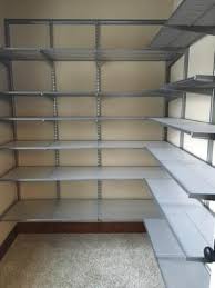 White Elfa Ventilated Wire Shelves Shelves Pantry Shelving Linen Closet Storage