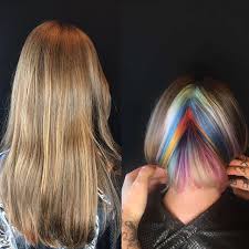 I just found my new look. Rainbow Hair Yep We Do That Too Hair By Joey Hair Salon Services Prescott Az