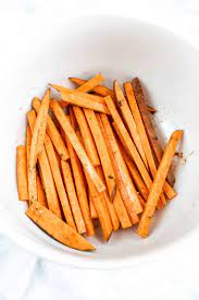 Crispy Air Fryer Sweet Potato Fries Recipe Air Fryer Sweet Potato Fries Sweet Potato Fries Crispy Sweet Potato