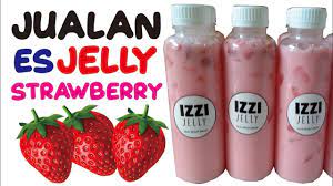 Jika sudah dingin, masukan potongan jeli dan mangga. Resep Es Jelly Strawberry Untuk Jualan Es Jeli Stroberi Minuman Kekinian Ide Usaha Bulan Puasa Youtube