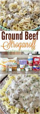 The Best Ground Beef Stroganoff Recipe Food Stroganoff Recipe Ground Beef Stroganoff