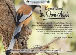 Setiap mukmin tak perlu merasa takut diperlakukan zalim di akhirat, tak usah khawatir siapa saja yang bisa meraihnya, sesungguhnya hal itu merupakan rezeki, pemberian dari allah swt untuknya. Karena Rezeki Itu Dari Allah Ar Rohmah Tahfizh