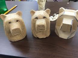 Bear Head Whittling Dremel Wood Carving Chainsaw Carving Patterns Wood Carving Patterns