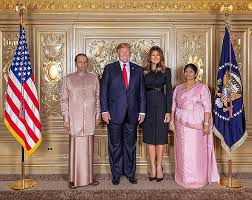 File:Maithripala Sirisena, Donald Trump, Melania Trump, Jayanthi  Sirisena.jpg