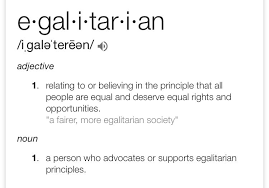 Egalitarian Adjectives Words Nouns
