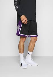 Mitchell Ness Nba Swingman Shorts Sacramento Kings Sports Shorts Black Zalando Co Uk