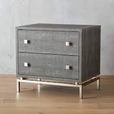 The perfect media storage is both stylish and functional. Shagreen Embossed Nightstand Reviews Cb2