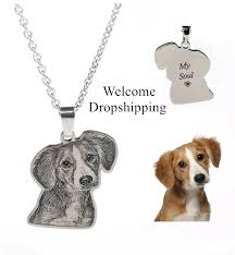 Simply pick your favorite pet photo, and we'll add it to a stunning pendant. Custom Pet Picture Engrave Necklace Personalized Cat Dog Memory Jewelry Photo Pendant Birthday Gift 925 Sterling Silver Keepsake Customized Necklaces Aliexpress