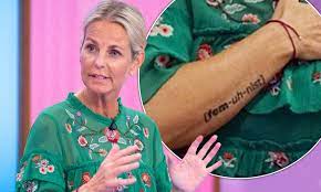 We did not find results for: Ulrika Jonsson Reveals Phonetic Fem Uh Nist Tattoo On Her Arm During Appearance On Loose Women Daily Mail Online