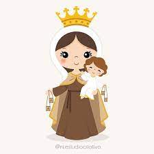 Nossa senhora do monte carmelo ou nossa senhora do carmo é o título dado à maria, mãe de jesus, em honra de sua função como padroeira da ordem carmelita. Nossa Senhora Do Carmo Mais Uma Santinha Super Fofinha Chegando Na Colecao Arquivo Disponivel Nossa Senhora Do Carmo Desenhos Nossa Senhora Ilustracoes