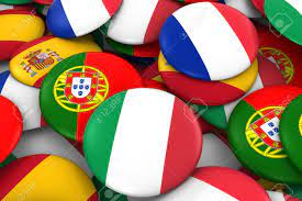 La situación de francia es mejor que la de portugal, pero ante hungría cedió un empate que no estaba en el guion y, lo que es peor para sus intereses, su fútbol fue muy espeso y no tuvo la calidad del día del debut ante alemania. Italia Francia Espana Y Portugal De La Insignia De La Bandera Pila Del Fondo Ilustracion 3d Fotos Retratos Imagenes Y Fotografia De Archivo Libres De Derecho Image 60584330