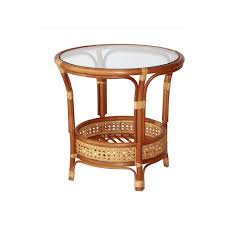 2.special pe rattan is strong, durable, waterproof and sunscreen. Sk New Interiors Pelangi Coffee Round Table Natural Rattan Wicker With Glass Top Handmade Colonial Walmart Com Walmart Com