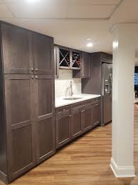 After that, use stain onto the cabinets with a clean cloth and wipe off excess stain on the cabinet surface. Chiswick Earl Grey Cabinets With A Absolute Countertops Facebook