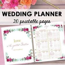 Wedding Planner Printable Wedding Planner Book Binder Etsy Wedding Planner Printables Wedding Planning Binder Diy Wedding Planner