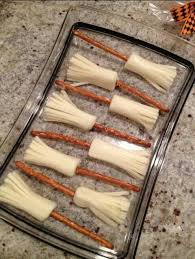 String cheese refers to several different types of cheese where the manufacturing process aligns the proteins in the cheese, which makes it stringy. 40 Healthy Snacks For Kids Ideas To Make Snacking Healthier Halloween Food For Party Healthy Halloween Healthy Snacks For Kids