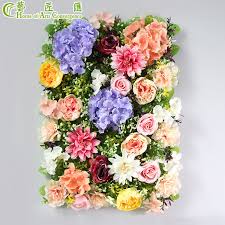 Fake grass, commonly called artificial turf, has evolved its use over the years. 40x60cm Artificial Silk Rose Flower Wall Decoration Decorative Silk Hydrangea Wedding Backdrop Panels With Faux Grass China Hac