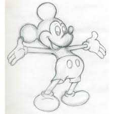 Character Drawings Of Famous People Easy Drawings And Sketches Com How To Draw Mickey Mouse Ea Disney Art Drawings Mickey Mouse Drawings Easy Disney Drawings