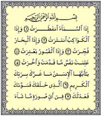 Secara bahasa, surat al infitar memiliki arti terbelah. Tafsir Of Surat Al Infitar Chapter 82 Ø¯Ø§Ø± Ù†ÙŠÙ€Ù‚Ù€ÙˆØ³Ù€ÙŠÙ€Ù€Ø§