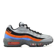 Nike Air Max 95 Premium Grey Blue Orange Free Shipping Starts At 75 Thegoodwillout Com