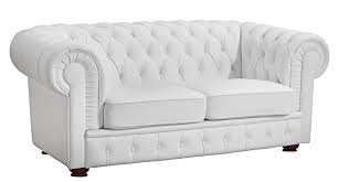 Behandeltes leder, wobei die natürliche prägung des leders leicht verändert wird. Nottingham 2er Sofa Chesterfield Couch Leder Weiss Gunstig Mobel Kuchen Buromobel Kaufen Froschkonig24
