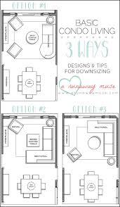 A Runaway Muse Designs Tips For Downsizing To Condo Living Interiordesign Condo Rectangular Living Rooms Living Room Dining Room Combo Dining Room Layout