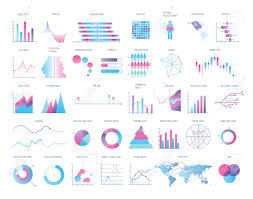 Bundle Of Charts Diagrams Schemes Graphs Plots Of Various