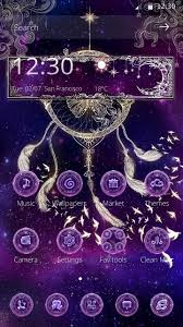 Dreamcatcher Purple Theme Dreamy Theme With Magic Circle Icons Purple Themes Phone Themes Cute Themes