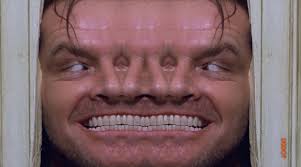 jack nickolson the shining gif