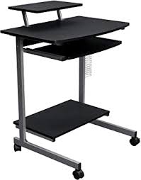 Now is your chance to learn more details so that picking the right compact computer desk. Amazon Com Techni Mobili Compact Computer Cart With Storage Graphite Furniture Decor
