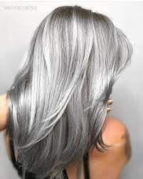 7 390 Likes 77 Comments Modernsalon Modernsalon On Instagram Slaying Silver Courtesy Brookeb Grey Hair Color Grey Hair Color Silver Silver Hair Color