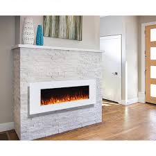 The antero grand electric fireplace is the perfect addition to any room in your home. Boyel Living 50 In Wall Mounted Electric Fireplace In White Vl Wm50 The Home Depot