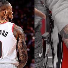 (born july 15, 1990) is an american professional basketball player for the portland trail blazers of the national basketball association (nba). Damian Lillard Meets A Tattoo Of Himself Tattoo Ideas Artists And Models