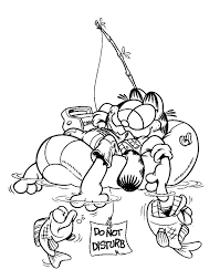 Garfield with his best toy pooky. Garfield Printable Coloring Pages Az Coloring Pages Garfield Coloring Home