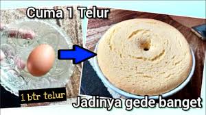 Kebanyakan kue atau bolu selalu menggunakan telur sebagai bahan . Bolu Air Cuma 1 Telur Bisa Bikin Bolu Gede Tanpa Mixer Anti Gagal Youtube