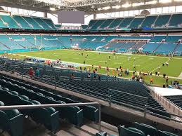 Hard Rock Stadium View From Club Level 213 Vivid Seats