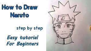 How to draw an anime character? How To Draw Naruto For Beginners Step By Step Youtube