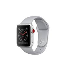 Apple Watch Series 3 Cellular 38mm Silver Aluminum Case Fog Sport Band In 2020 Apple Watch Silver Apple Watch Cheapest Apple Watch