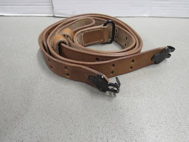 WW2 US M1907 Leather Sling Marked MILSCO 1944 Reproduction M1 ...