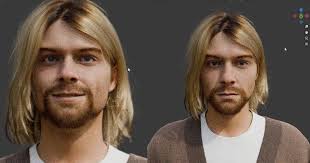 Pedro Flores is creating a fully rigged 3D model of Kurt Cobain in  Blender., Follow:  https://80.lv/articles/3d-model-of-kurt-cobain-rigged-in-blender